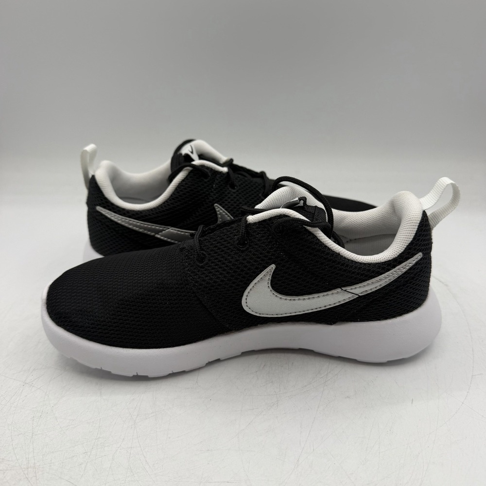 Nike Roshe One PS Shoes YOUTH Kids Sz 1 Y Black/Metallic Silver 749427-021 - Picture 3 of 11